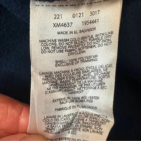 COLUMBIA Men's North Carolina Tar Heels Navy Quarter-Zip Pullover XXL - Picture 11 of 13